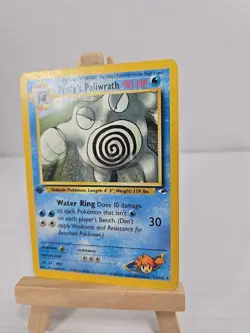 Pokemon Card - Misty's Poliwrath Gym Heroes 31/132 Rare 1st Edition - Image 3