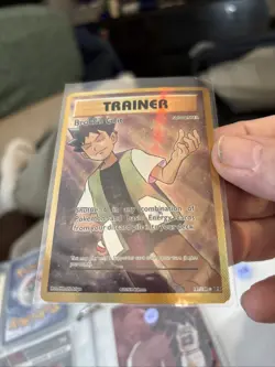 Brock's Grit 107/108 Evolutions Holo Full Art Ultra Rare Pokemon Card LP NM G108 - Image 1