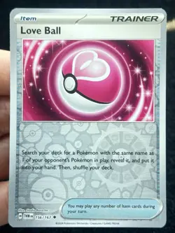 Love Ball 156/167 Reverse Holo- LP - NM - Pokemon TCG Card - Image 1
