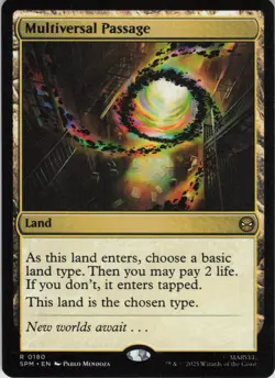 Multiversal Passage R Marvel's Spider-Man 180 NM Normal MTG - Image 1