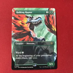 Hulking Raptor (Borderless) The Lost Caverns of Ixalan Regular - Image 1