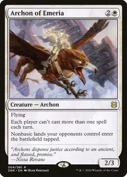 Archon of Emeria [Zendikar Rising] Heavily Played Foil - Image 1