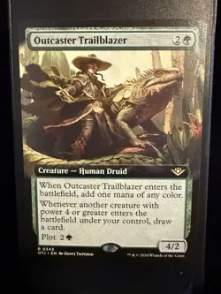 Outcaster Trailblazer - Extended Art - Outlaws of Thunder Junction - MTG - Image 1