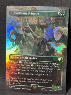 Galadhrim Brigade - Borderless 502 - MTG Lord of the Rings - Image 1