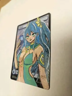 Hand Painted MTG Alter Full Art Island - Waifu Anime Fan Art By MTGhoarder - Image 2
