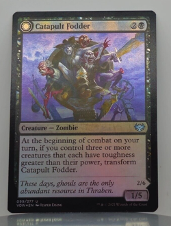 Foil - Catapult Fodder - Innistrad: Crimson Vow - VOW - 99/277 - MTG - Image 1