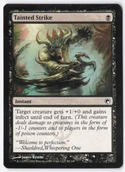 Tainted Strike Normal C Scars of Mirrodin 80 LP - Image 1