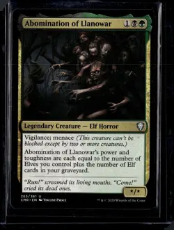 Abomination of Llanowar - 265/361 - CMR - NM - MTG Magic the Gathering - Image 1