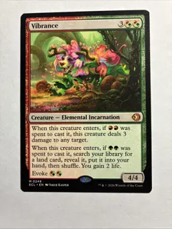 Vibrance - Lorwyn Eclipsed MTG Plus Bonus Rare!!! - Image 1