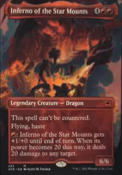 Inferno of the Star Mounts (Borderless): #293, Magic: The Gathering Nm C278 - Image 1