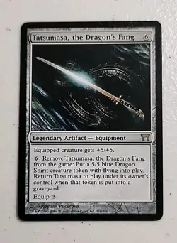 Tatsumasa, the Dragon's Fang Champions of Kamigawa Regular MTG - Image 1