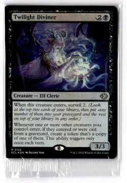 Twilight Diviner 122 Lorwyn Eclipsed Foil NM SEALED - Image 1