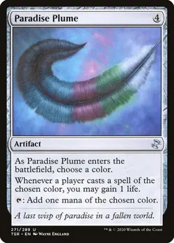 Paradise Plume 1x MtG Time Spiral Remastered SP/NM - Image 1