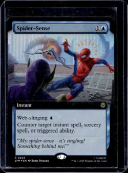 2025 MTG Magic Spider-Man Spider-Sense Extended Art Foil #0254 - Image 1