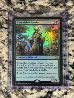 Formidable Speaker (FOIL) Lorwyn Eclipsed MTG NM - Image 1