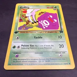 Pokemon 1st Edition Team Rocket Koffing 58/82 NS1 - Image 3