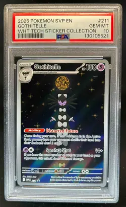 2023-25 Pokemon SV Black Star Promos - SVP EN Gothitelle #211 PSA 10 - Image 1