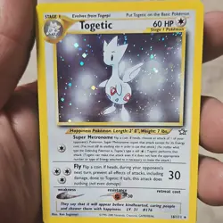 Pokemon TCG Neo Genesis Togetic 16/111 Unlimited Holo Rare Stage 1 Happiness - Image 1