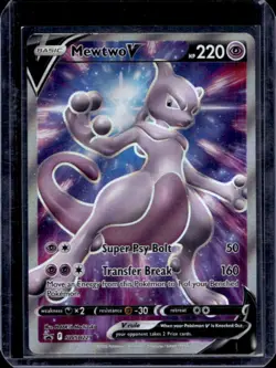2019-2023 Pokemon SWSH Black Star Promos Mewtwo V #SWSH229 - Image 1