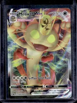 2019-2023 Pokemon SWSH Black Star Promos Meowth VM #SWSH005 - Image 1