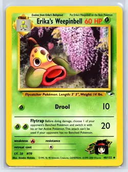Erika's Weepinbell (48/132) Uncommon - 2000 Pokemon TCG: Gym Heroes - Image 1
