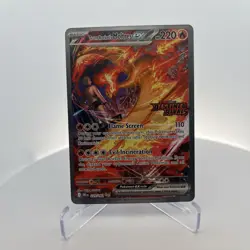 2025 Pokemon SV Destined Rivals Team Rocket's Moltres ex Stamp Promo #229/182 - Image 1
