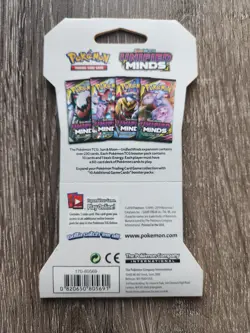 Pokemon TCG Sun & Moon Unified Minds Sleeved Booster Pack Darkrai & Umbreon Art - Image 2