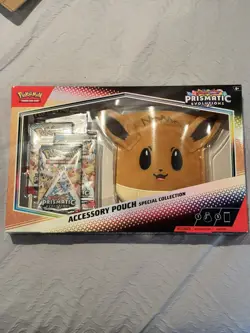 Pokemon Prismatic Evolutions Accessory Pouch BRAND NEW - Image 1