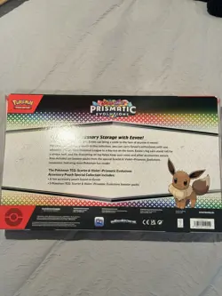 Pokemon Prismatic Evolutions Accessory Pouch BRAND NEW - Image 2