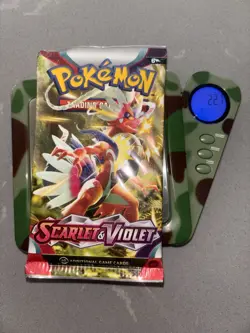 22.0g HEAVY Pokemon TCG: SCARLET and VIOLET Base Set Booster Pack New Moriadan - Image 1