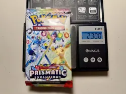 GOD PACKU 🔥23.00g🔥VERY HEAVY Prismatic Evolutions Pokemon Sealed Booster Pack! - Image 1