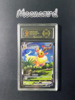 APH Black 10* Pokemon Chinese Flareon VMAX Full Art 2024 CSHC 003/009 - Image 1