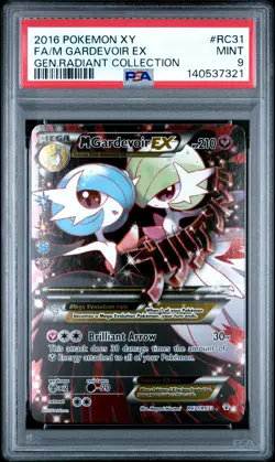 2016 POKEMON XY GENERATIONS RADIANT COLL #RC31 FULL ART/M GARDEVOIR EX PSA 9 - Image 1