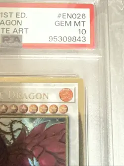 Yu-Gi-Oh! Black Rose Dragon MGED-EN026 Alt Art Maximum Gold: El Dorado PSA 10 - Image 4