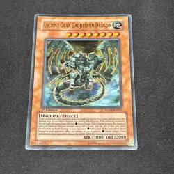 Yugioh Ancient Gear Gadjiltron Dragon SD10-EN001 Ultra Rare 1st Ed NM - Image 1