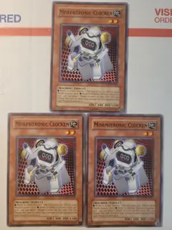 3x Morphtronic Clocken CSOC-EN012 Yugioh Playset Unlimited LP - Image 1