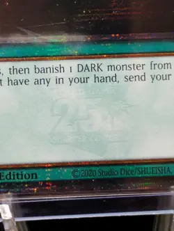 Yu-Gi-Oh! Allure of Darkness RA03-EN055 Quarter Century Secret Rare 1st Edition - Image 3