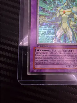 Yugioh: 1st Edition Elemental Hero Aqua Neos (Ultimate Rare) POTD-EN031 VLP - Image 2