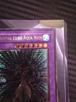 Yugioh: 1st Edition Elemental Hero Aqua Neos (Ultimate Rare) POTD-EN031 VLP - Image 4