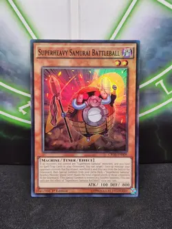 Yugioh Superheavy Samurai Battleball CROS-EN008 Super Rare 1st Edition NM - Image 1