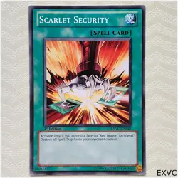 Scarlet Security - EXVC-EN045 - Common 1st Edition Yugioh - Image 1