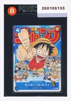 One Piece Monkey D Luffy Promo 2023 P-033 Shonen Jump Japanese - Image 1