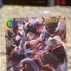 One Piece Monkey.D.Luffy OP11-118 SEC a Fist of Divine Speed NM Condition - Image 2
