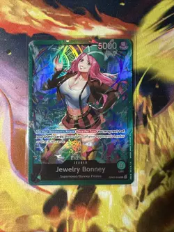 Jewelry Bonney - OP07-019 - Leader - ST24 - English - Near Mint - One Piece CCG - Image 1