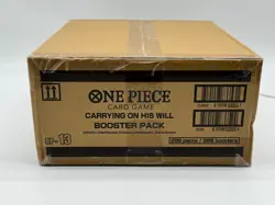 Auction #1 One Piece EN OP-13 Carrying On His Will Booster Pack Box Case Sealed - Image 3