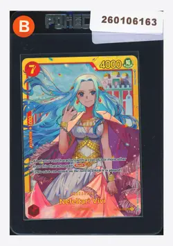 One Piece Nefeltari Vivi Sec 2024 OP04-118 OP04 English - Image 1