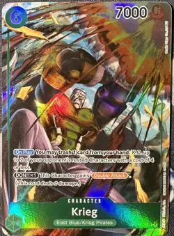 Krieg Alt Art One Piece TCG Pillars of Strength OP03-025 - Image 1