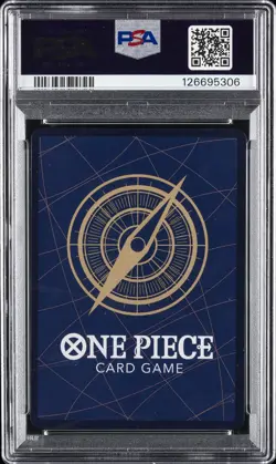2025 ONE PIECE OP11-A FIST OF DIVINE SPEED #005 LUFFY-TAROU PSA 10 - Image 2