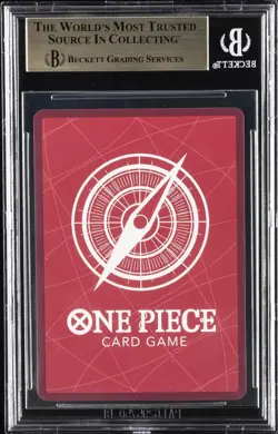 2025 ONE PIECE PROMOS COLLECTORS CLUB EXCLUSIVE #OP09001 SHANKS L BGS 10 - Image 2