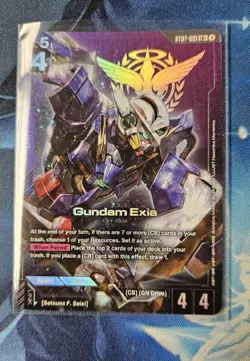 Gundam Card Game Celestial Drive Starter Deck (ST07) | ST07-001 Gundam Exia LR+ - Image 2